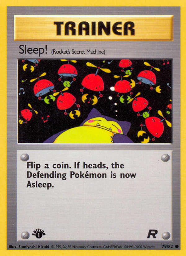 Sleep! (79/82) [Team Rocket 1st Edition] | Golgari Games