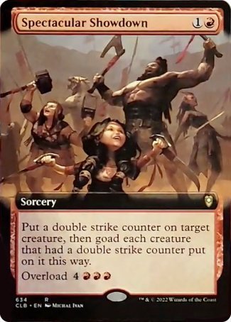 Spectacular Showdown (Extended Art) [Commander Legends: Battle for Baldur's Gate] | Local Legends
