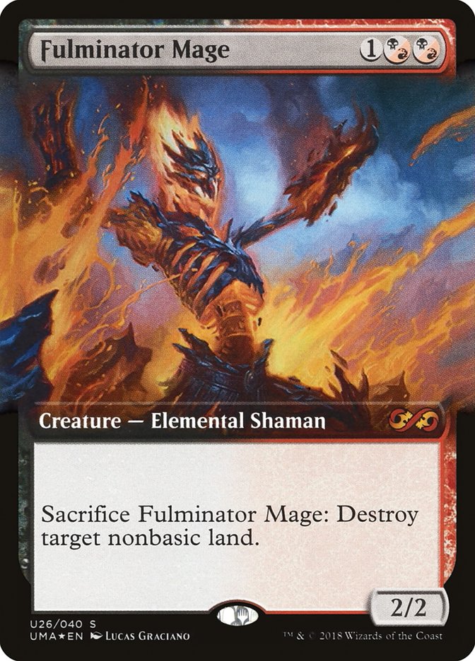 Fulminator Mage (Topper) [Ultimate Masters Box Topper] | Golgari Games