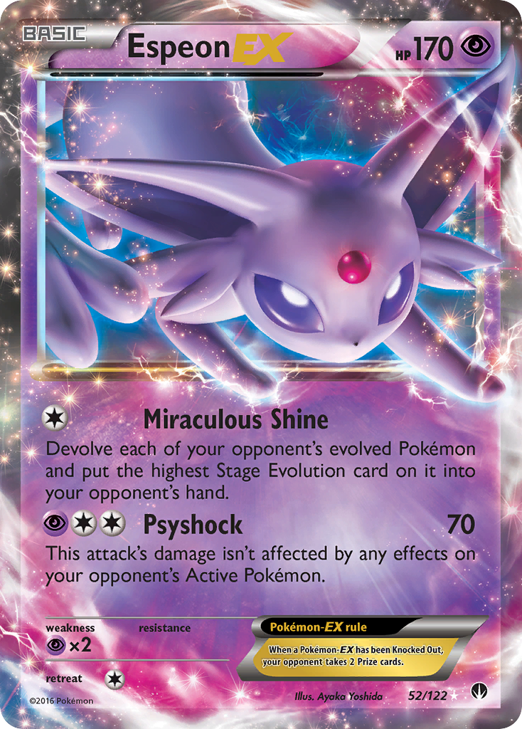 Espeon EX (52/122) [XY: BREAKpoint] | Golgari Games