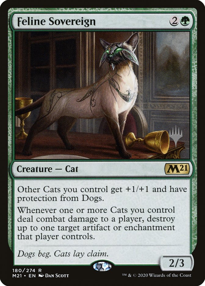 Feline Sovereign (Promo Pack) [Core Set 2021 Promos] | Golgari Games