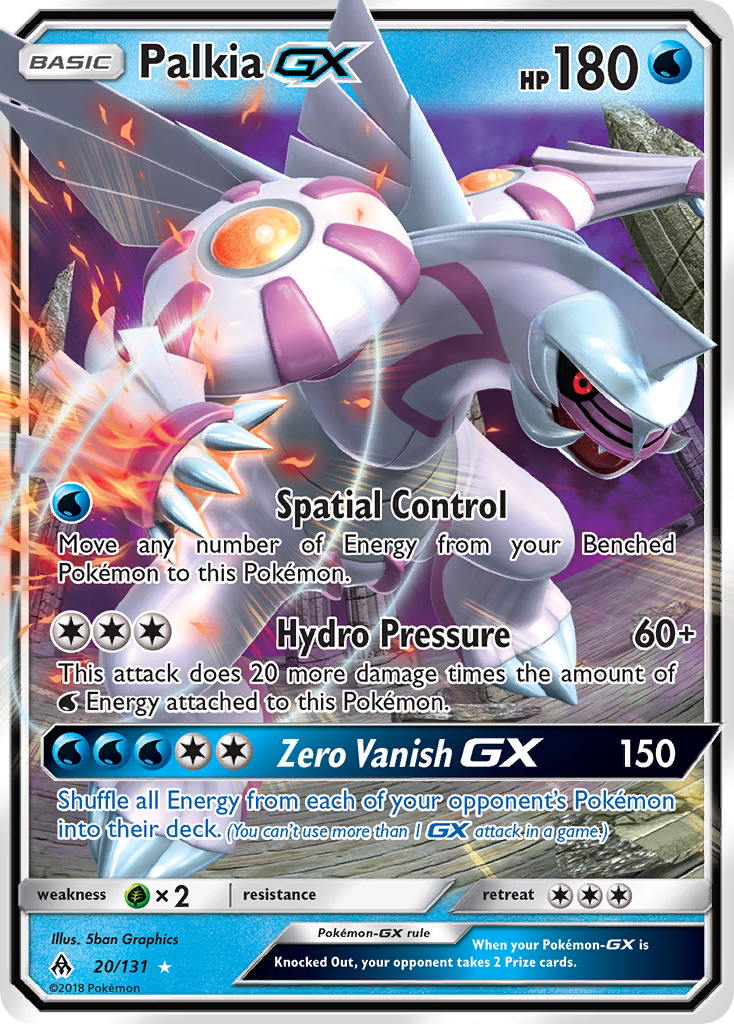 Palkia GX (20/131) [Sun & Moon: Forbidden Light] | Golgari Games