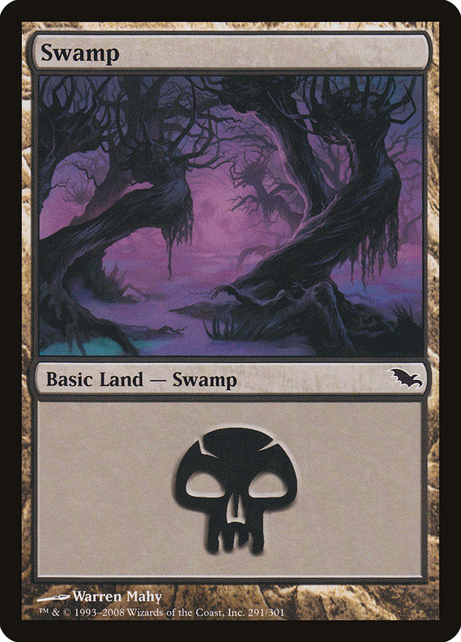 Swamp (291) [Shadowmoor] | Golgari Games