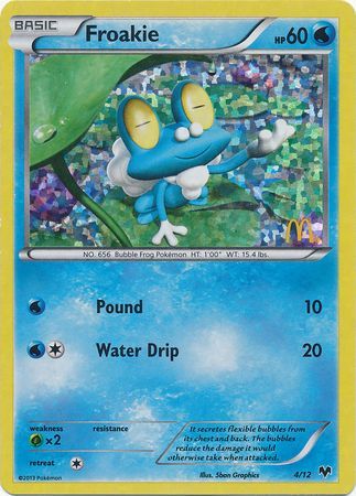 Froakie (4/12) [McDonald's Promos: 2014 Collection] | Golgari Games