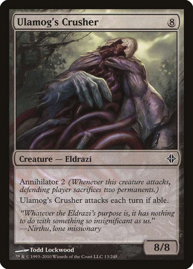 Ulamog's Crusher [Rise of the Eldrazi] | Golgari Games