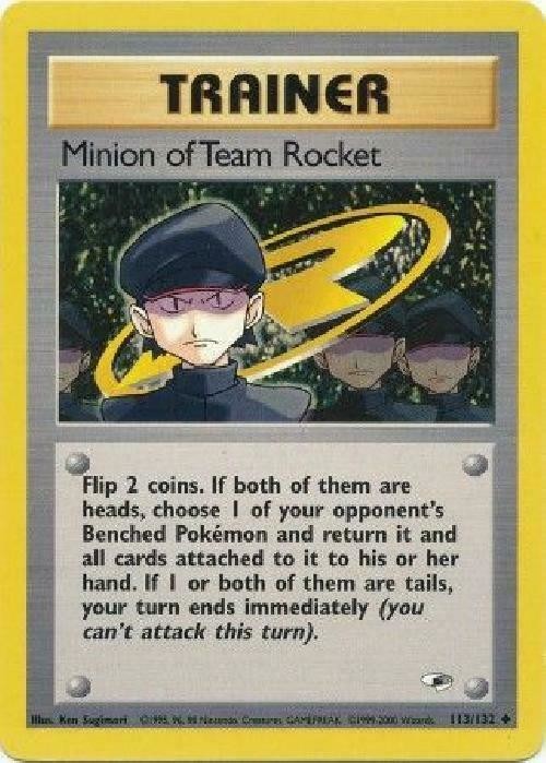 Minion of Team Rocket (113/132) [Gym Heroes Unlimited] | Golgari Games