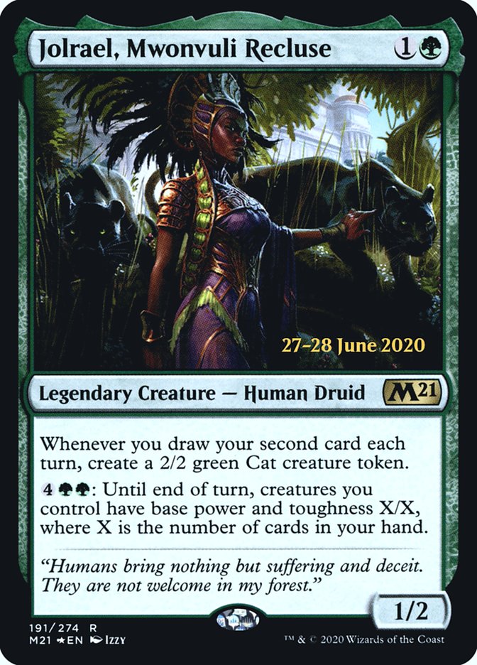 Jolrael, Mwonvuli Recluse [Core Set 2021 Prerelease Promos] | Golgari Games