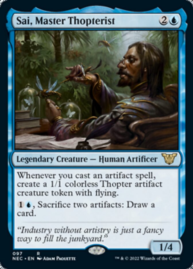 Sai, Master Thopterist [Kamigawa: Neon Dynasty Commander] | Local Legends