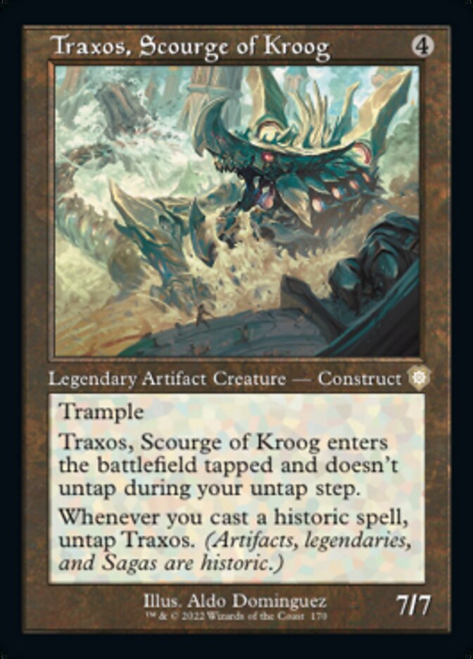 Traxos, Scourge of Kroog (Retro) [The Brothers' War Commander] | Golgari Games