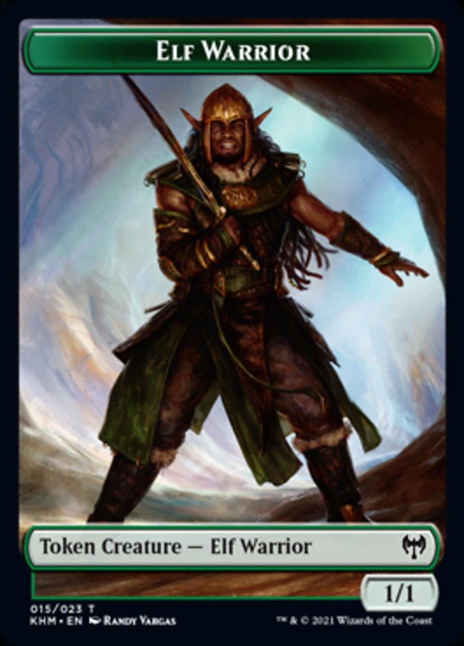 Elf Warrior Token [Kaldheim Tokens] | Local Legends