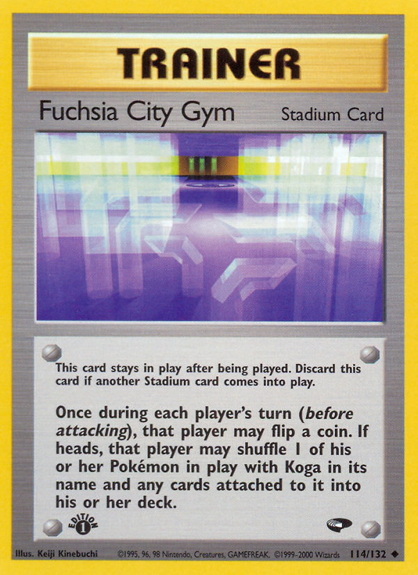 Fuchsia City Gym (114/132) [Gym Challenge 1st Edition] | Golgari Games