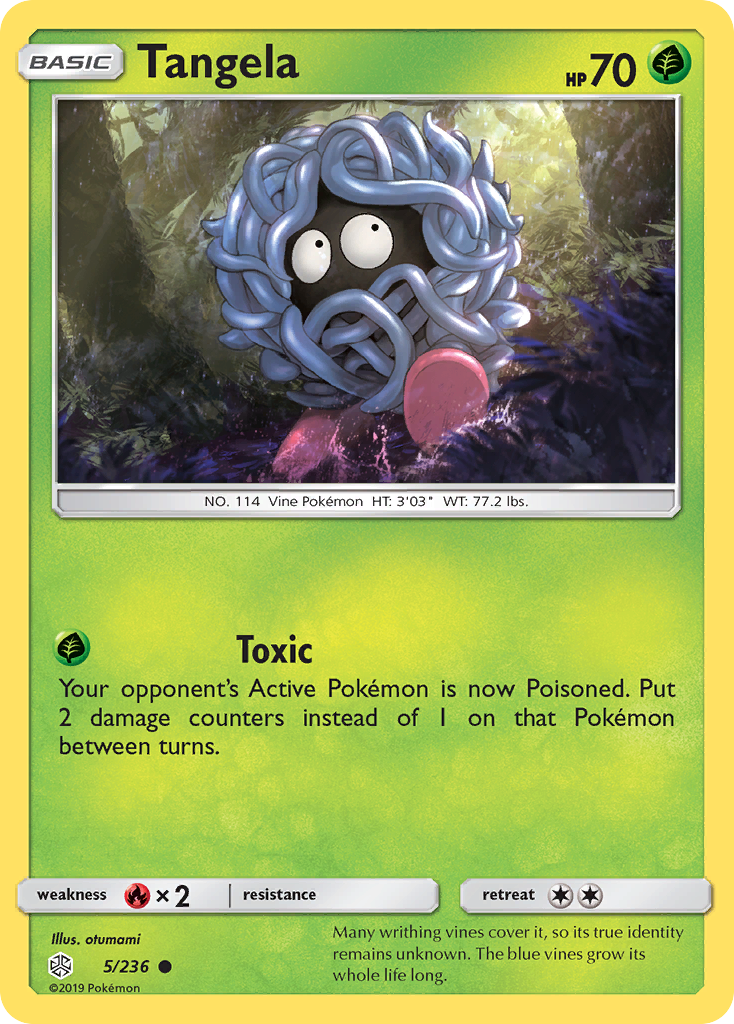 Tangela (5/236) [Sun & Moon: Cosmic Eclipse] | Local Legends