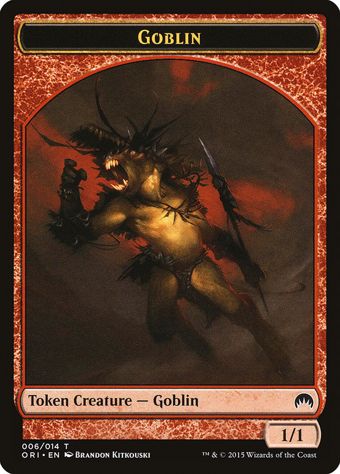 Goblin Token [Magic Origins Tokens] | Golgari Games