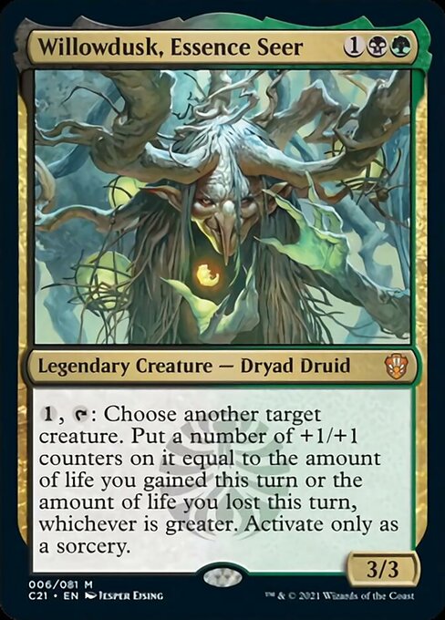 Willowdusk, Essence Seer [Commander 2021] | Golgari Games