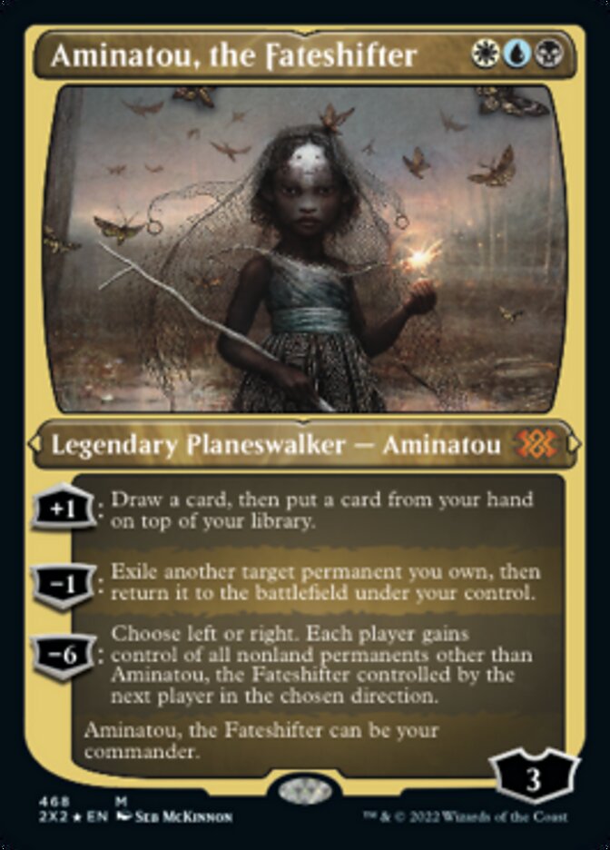 Aminatou, the Fateshifter (Foil Etched) [Double Masters 2022] | Golgari Games