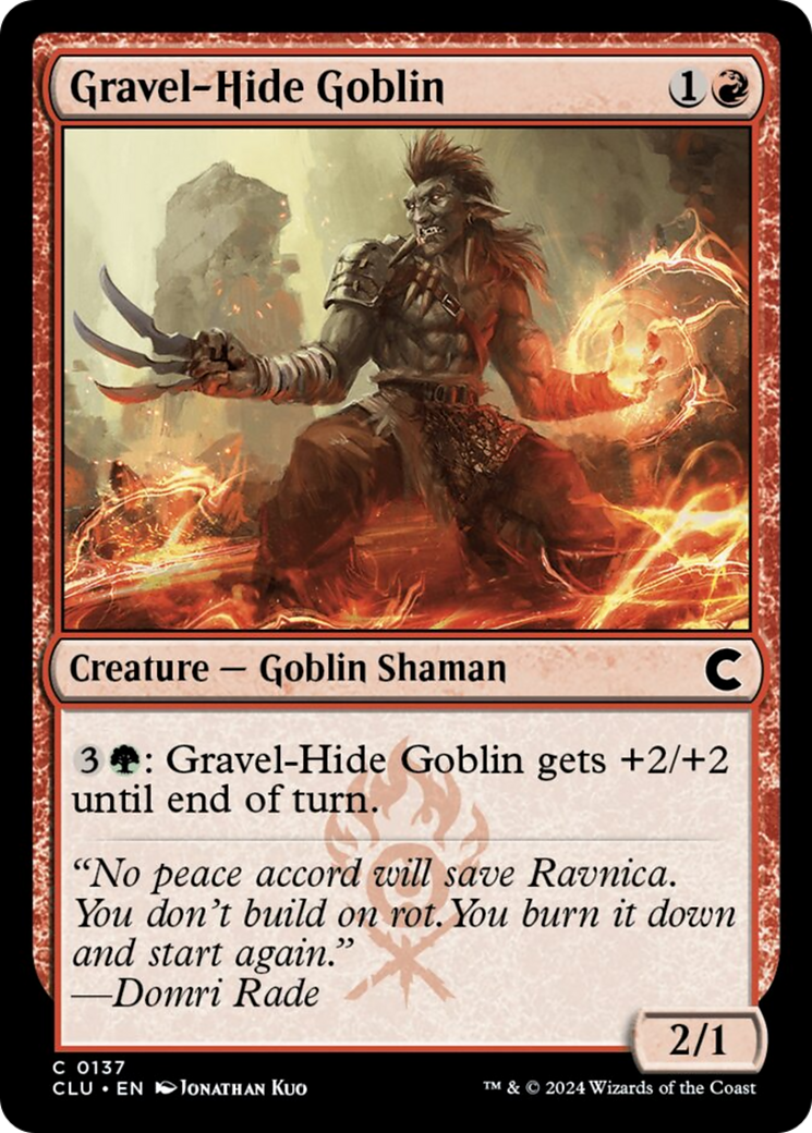 Gravel-Hide Goblin [Ravnica: Clue Edition] | Local Legends