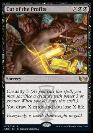 Cut of the Profits (Promo Pack) [Streets of New Capenna Promos] | Local Legends