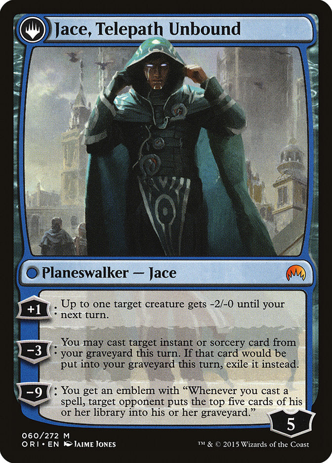 Jace, Vryn's Prodigy // Jace, Telepath Unbound [Magic Origins] | Golgari Games