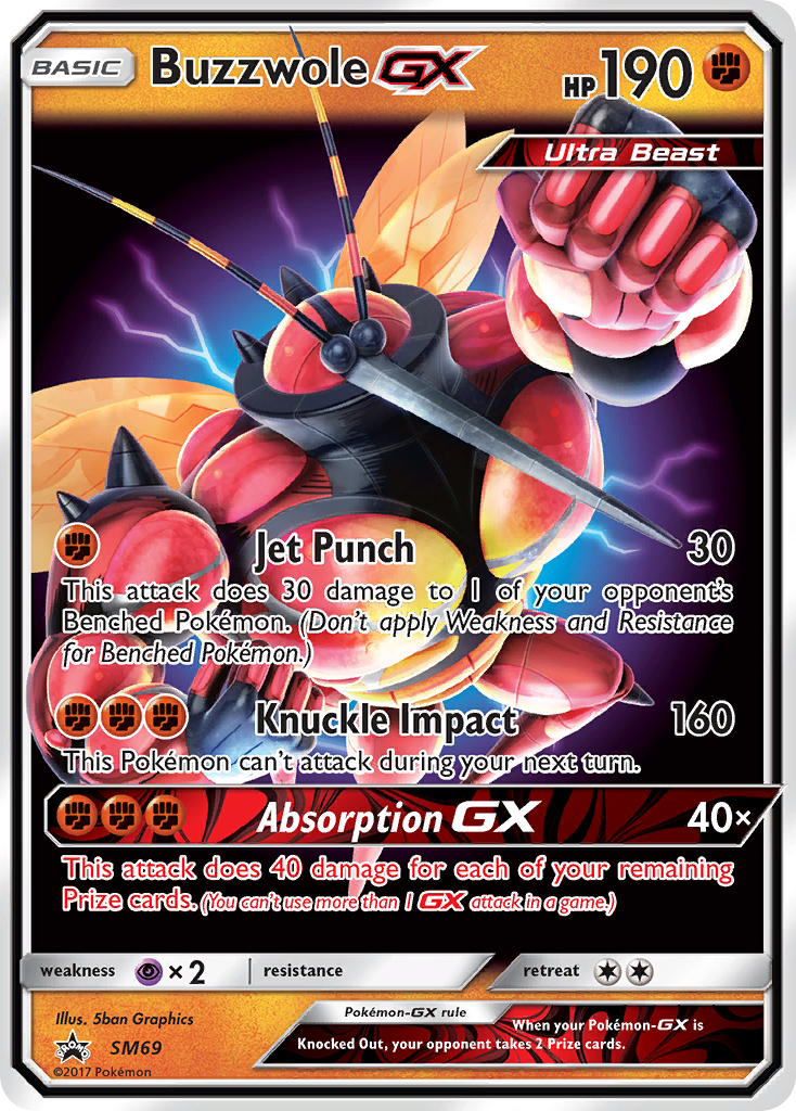 Buzzwole GX (SM69) [Sun & Moon: Black Star Promos] | Golgari Games