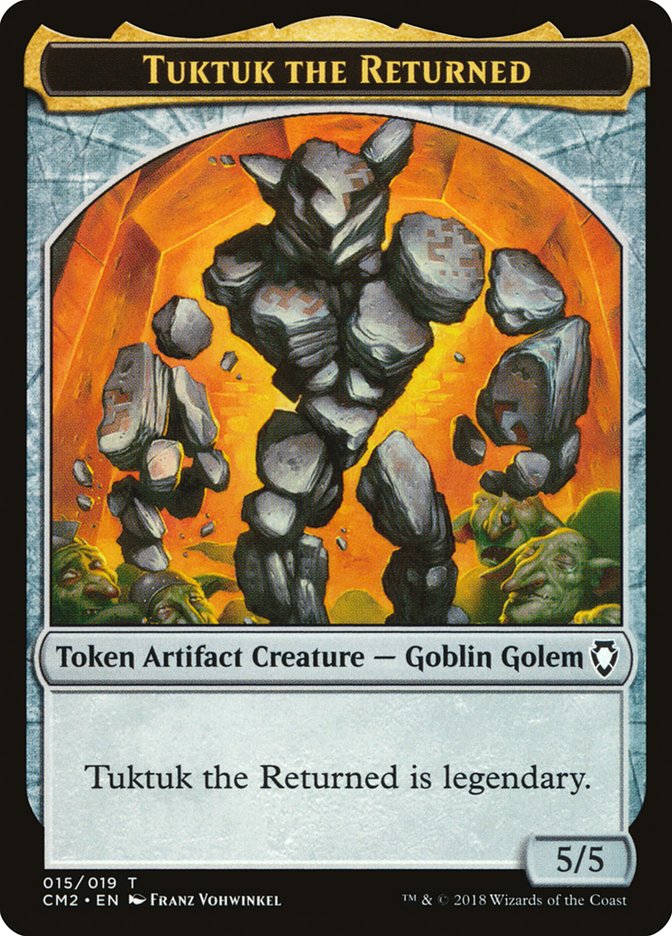 Tuktuk the Returned Token [Commander Anthology Volume II Tokens] | Golgari Games