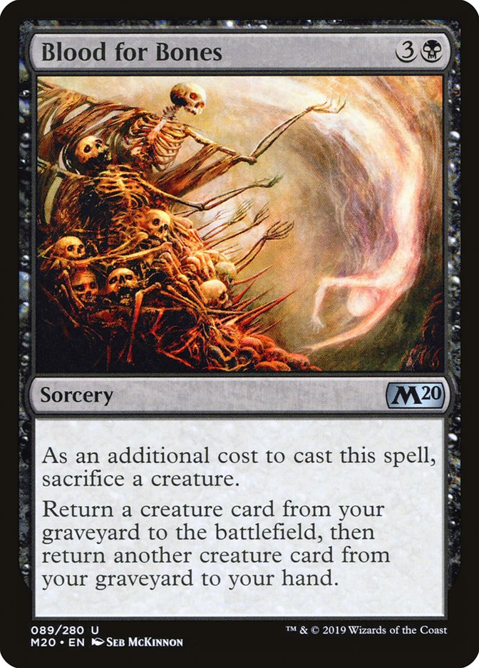 Blood for Bones [Core Set 2020] | Local Legends