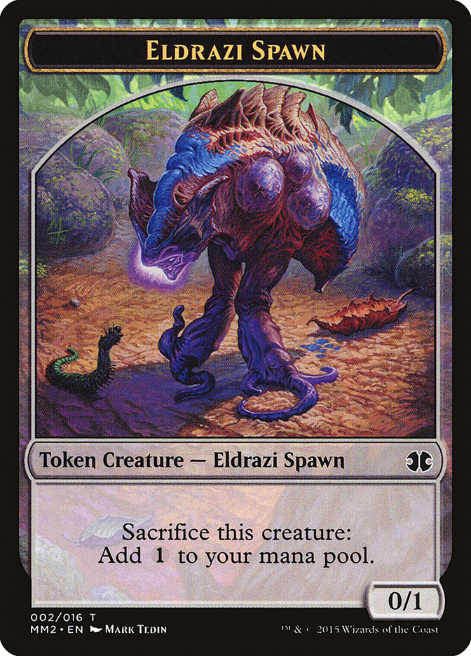 Eldrazi Spawn Token (002/016) [Modern Masters 2015 Tokens] | Golgari Games