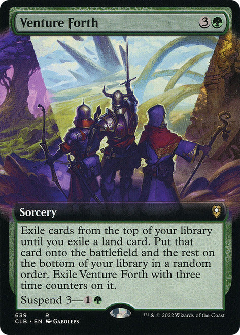 Venture Forth (Extended Art) [Commander Legends: Battle for Baldur's Gate] | Local Legends
