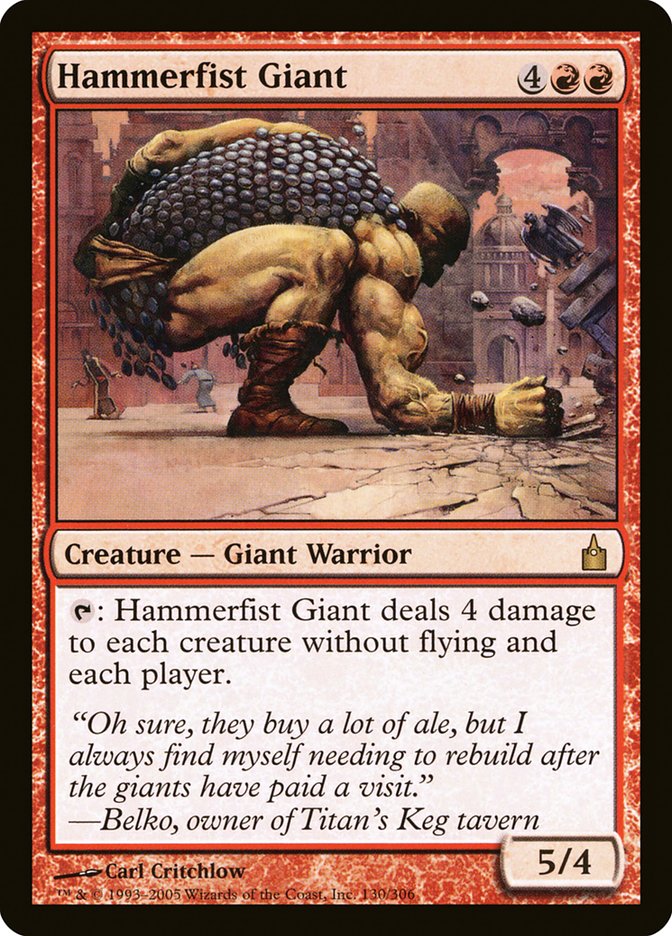 Hammerfist Giant [Ravnica: City of Guilds] | Local Legends