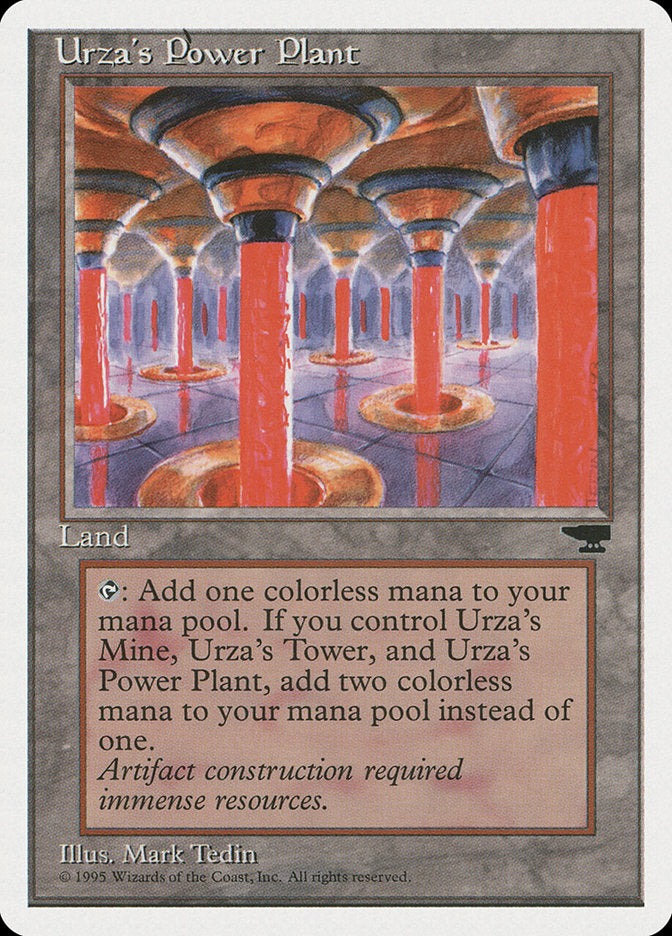 Urza's Power Plant (Red Columns) [Chronicles] | Golgari Games