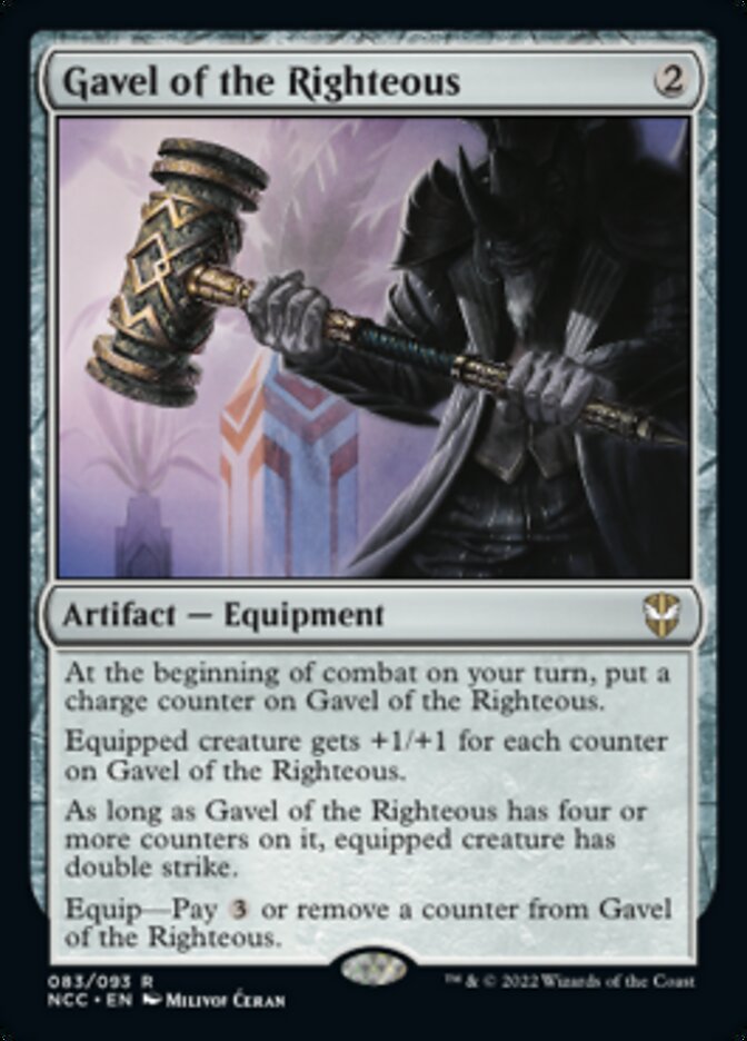 Gavel of the Righteous [Streets of New Capenna Commander] | Local Legends