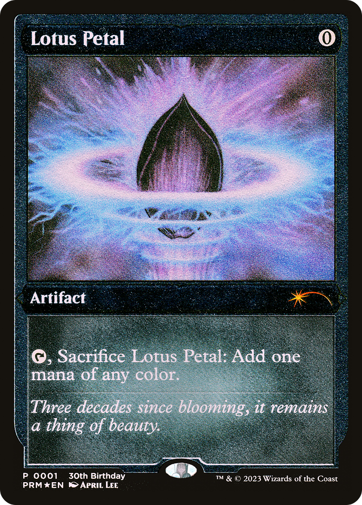 Lotus Petal (Foil Etched) [30th Anniversary Promos] | Local Legends