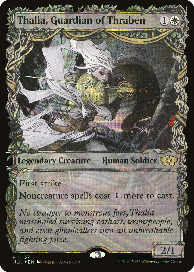 Thalia, Guardian of Thraben (Halo Foil) [Multiverse Legends] | Golgari Games