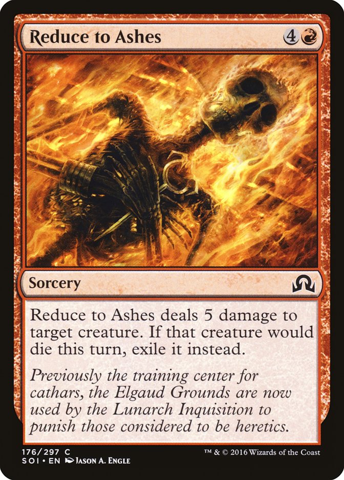 Reduce to Ashes [Shadows over Innistrad] | Local Legends