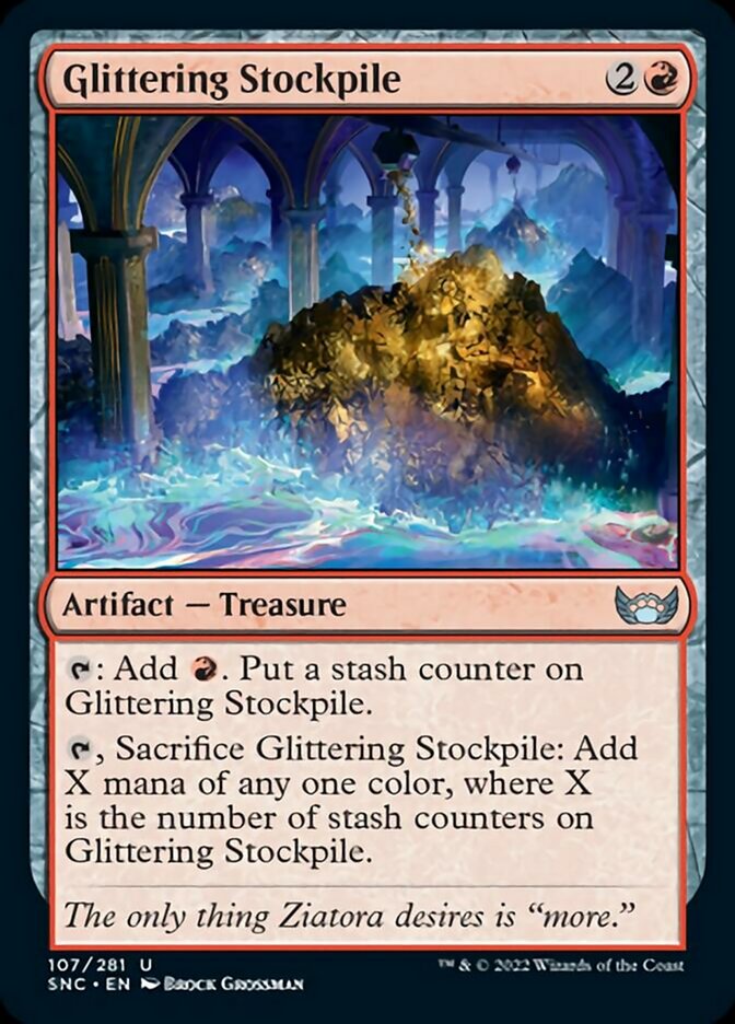 Glittering Stockpile [Streets of New Capenna] | Golgari Games