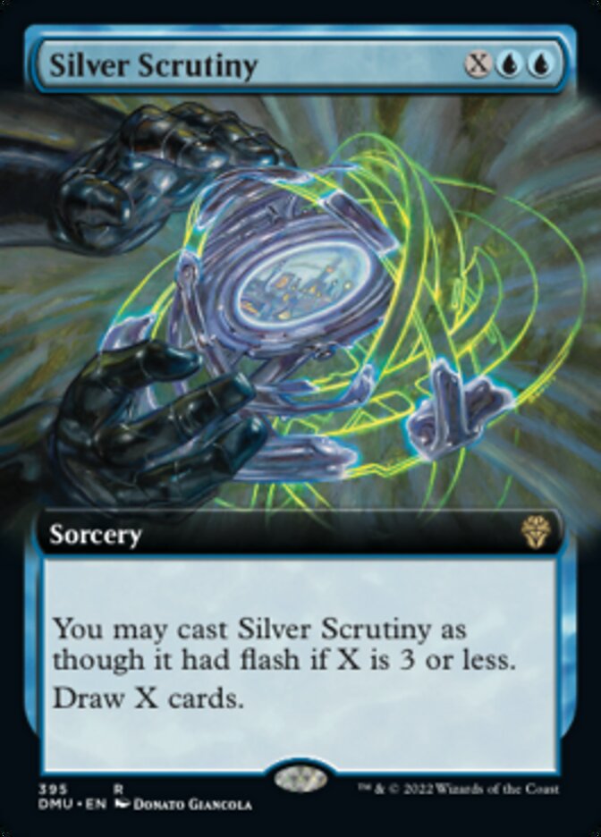 Silver Scrutiny (Extended Art) [Dominaria United] | Local Legends