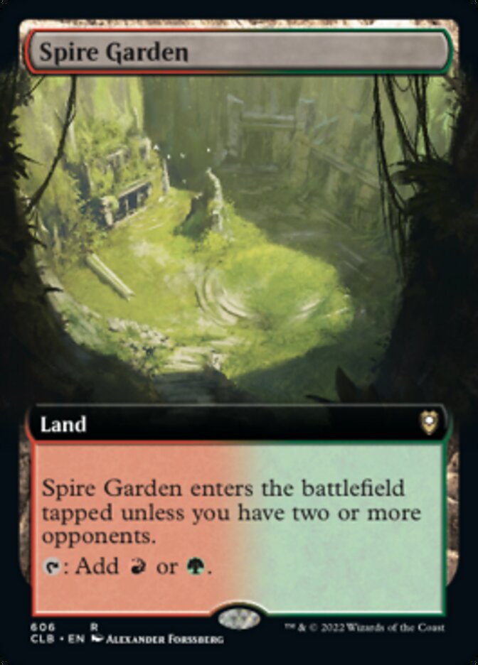 Spire Garden (Extended Art) [Commander Legends: Battle for Baldur's Gate] | Golgari Games