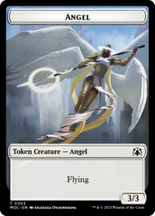 Angel (3) // Demon Double-Sided Token [March of the Machine Commander Tokens] | Golgari Games