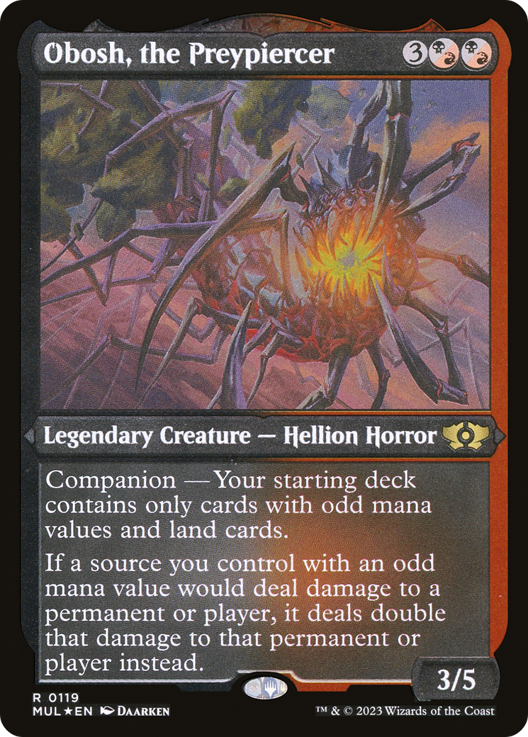 Obosh, the Preypiercer (Foil Etched) [Multiverse Legends] | Local Legends