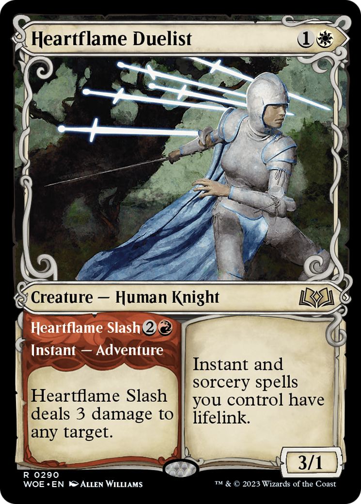 Heartflame Duelist // Heartflame Slash (Showcase) [Wilds of Eldraine] | Golgari Games