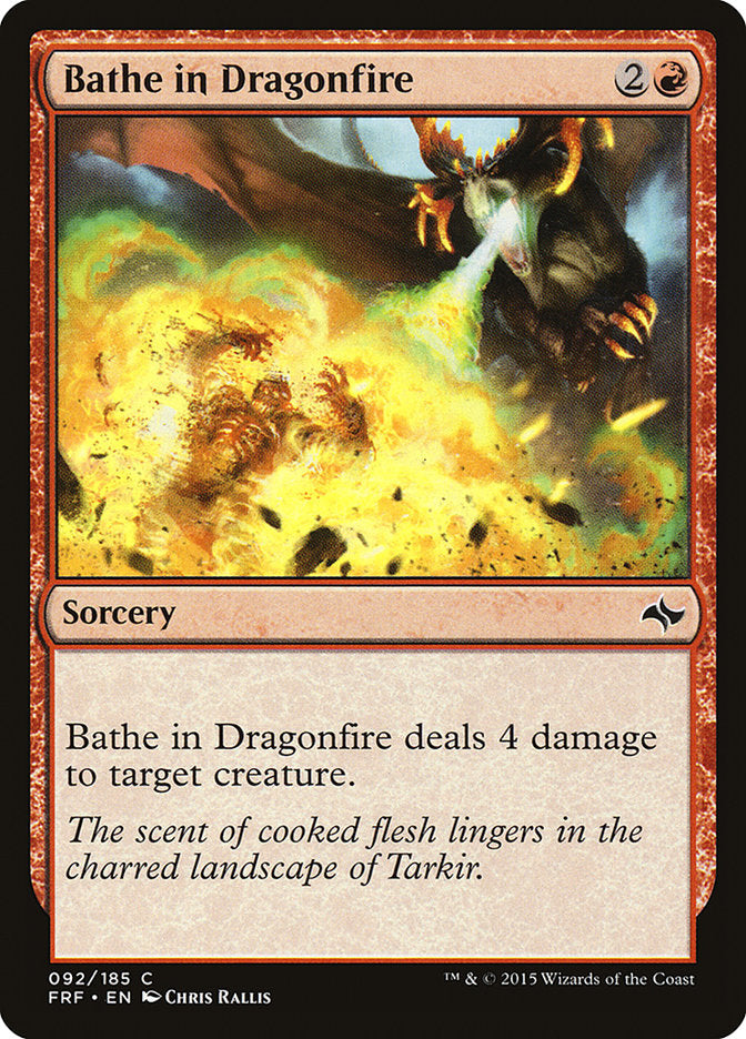 Bathe in Dragonfire [Fate Reforged] | Golgari Games