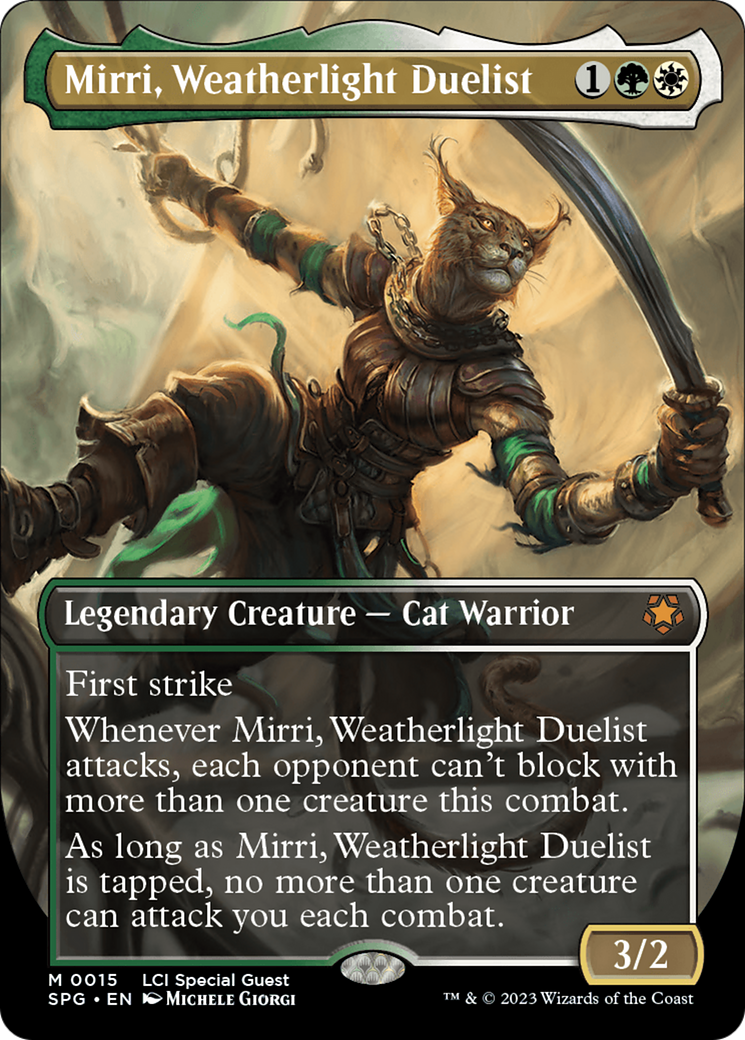Mirri, Weatherlight Duelist (Borderless) [The Lost Caverns of Ixalan Special Guests] | Local Legends