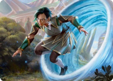 Vortex Runner Art Card [Strixhaven: School of Mages Art Series] | Golgari Games