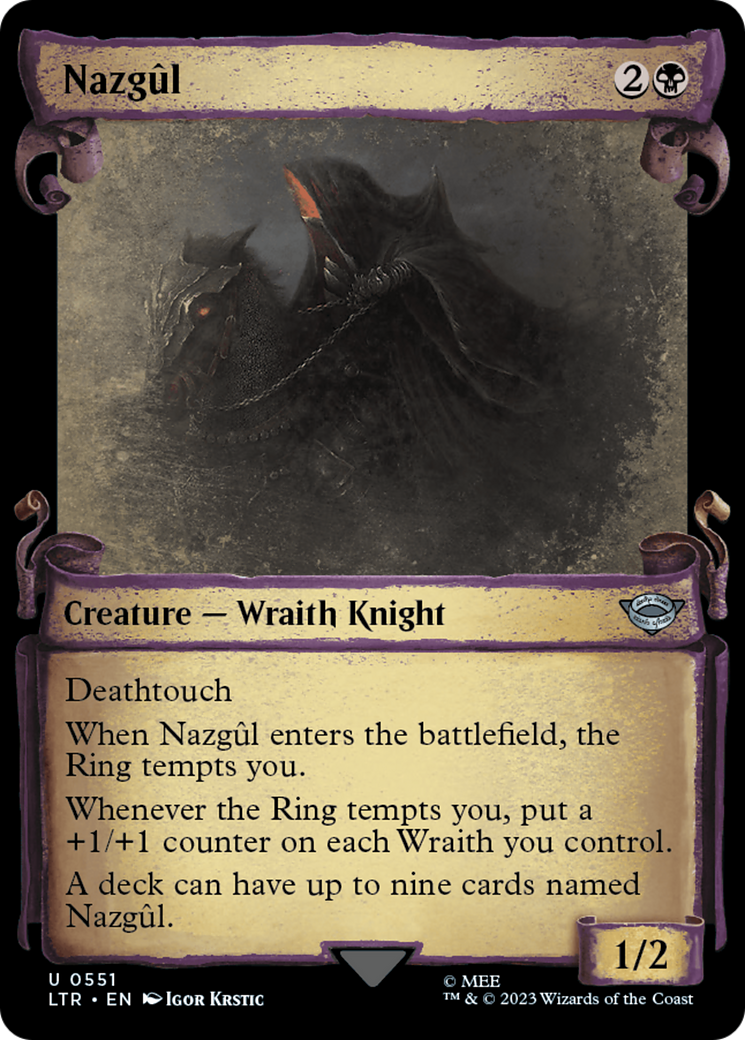 Nazgul (0551) [The Lord of the Rings: Tales of Middle-Earth Showcase Scrolls] | Golgari Games