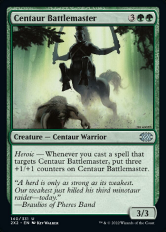 Centaur Battlemaster [Double Masters 2022] | Golgari Games