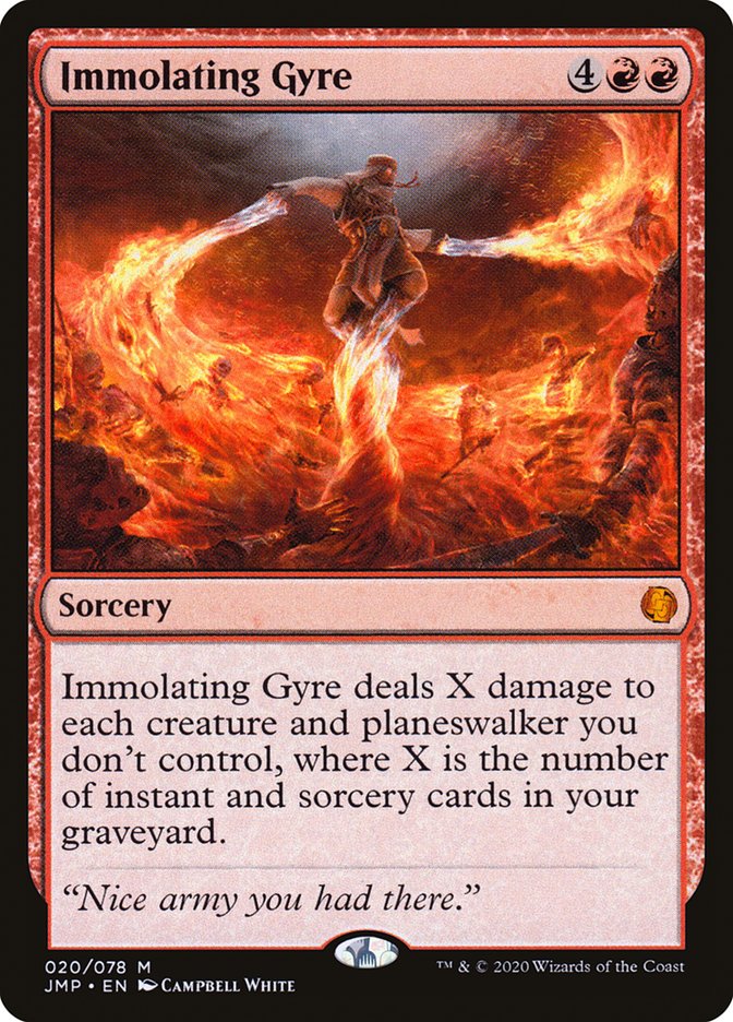 Immolating Gyre [Jumpstart] | Local Legends