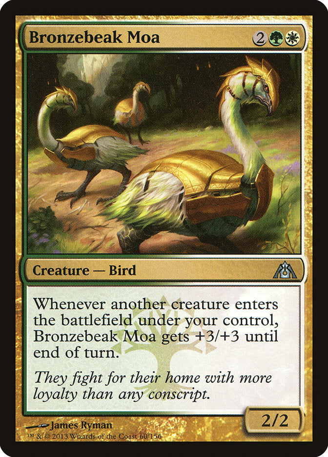 Bronzebeak Moa [Dragon's Maze] | Golgari Games