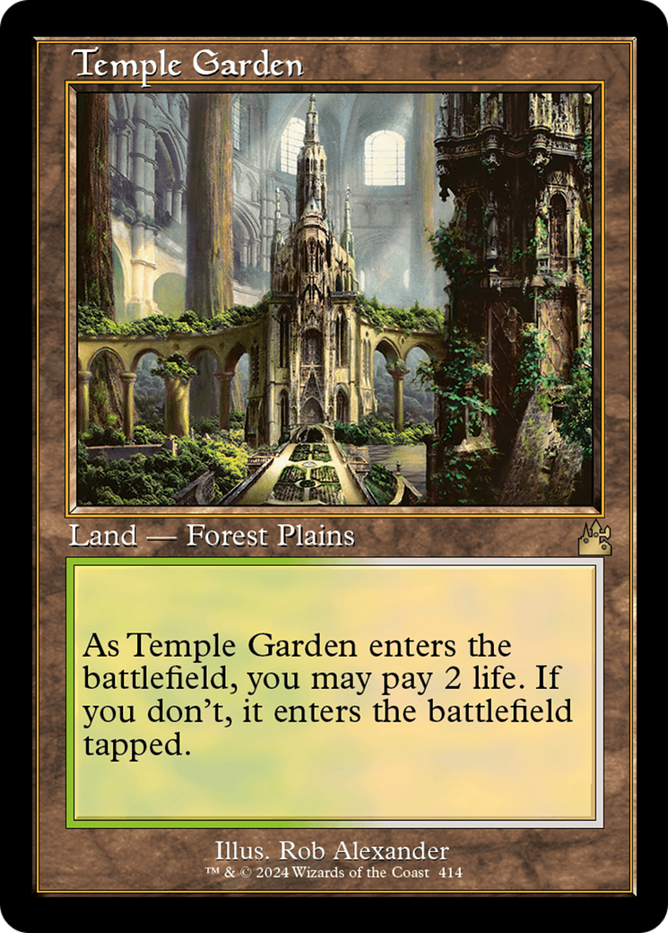 Temple Garden (Retro) [Ravnica Remastered] | Local Legends