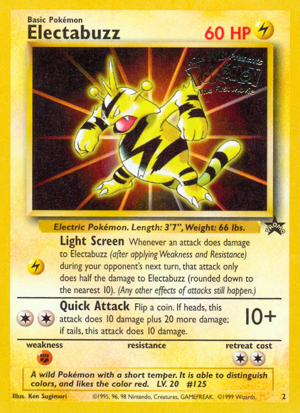 Electabuzz (2) [Wizards of the Coast: Black Star Promos] | Golgari Games