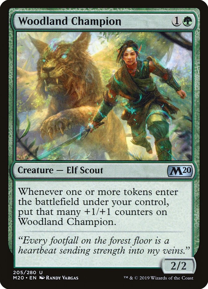 Woodland Champion [Core Set 2020] | Golgari Games