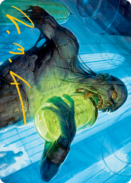 Larder Zombie Art Card (Gold-Stamped Signature) [Innistrad: Midnight Hunt Art Series] | Local Legends
